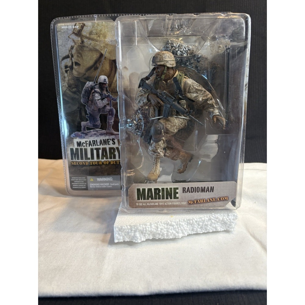 McFarlane Toys Military Second Tour of Duty Marine Radioman Action Figure Lot